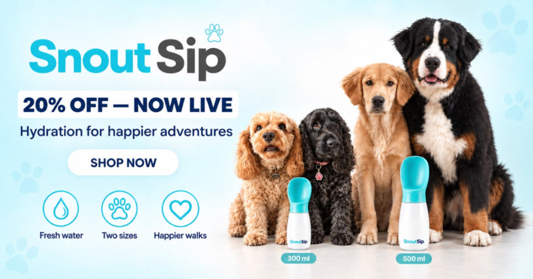 SnoutSip - Pup Water Bottle